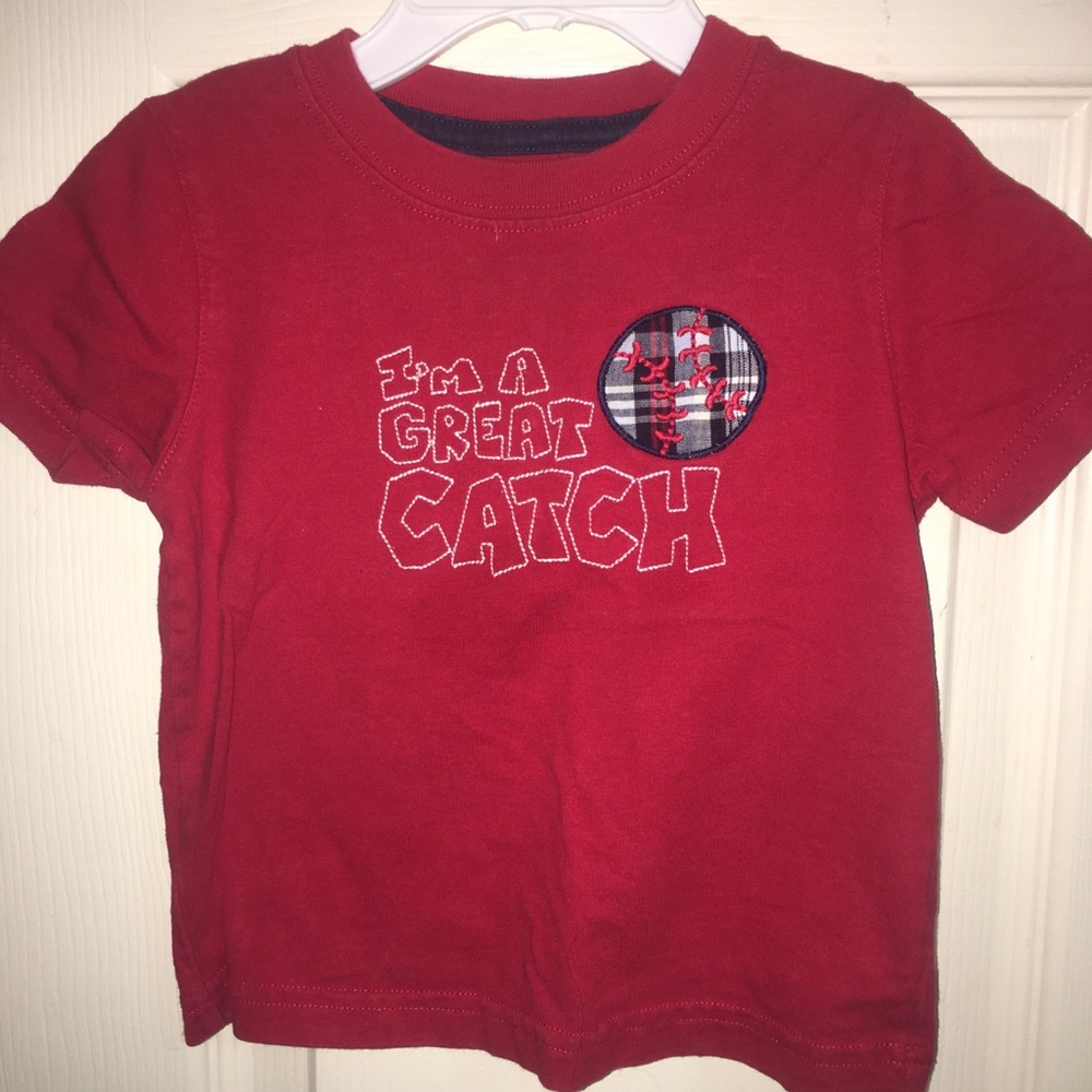 Carters red t sz 18 months